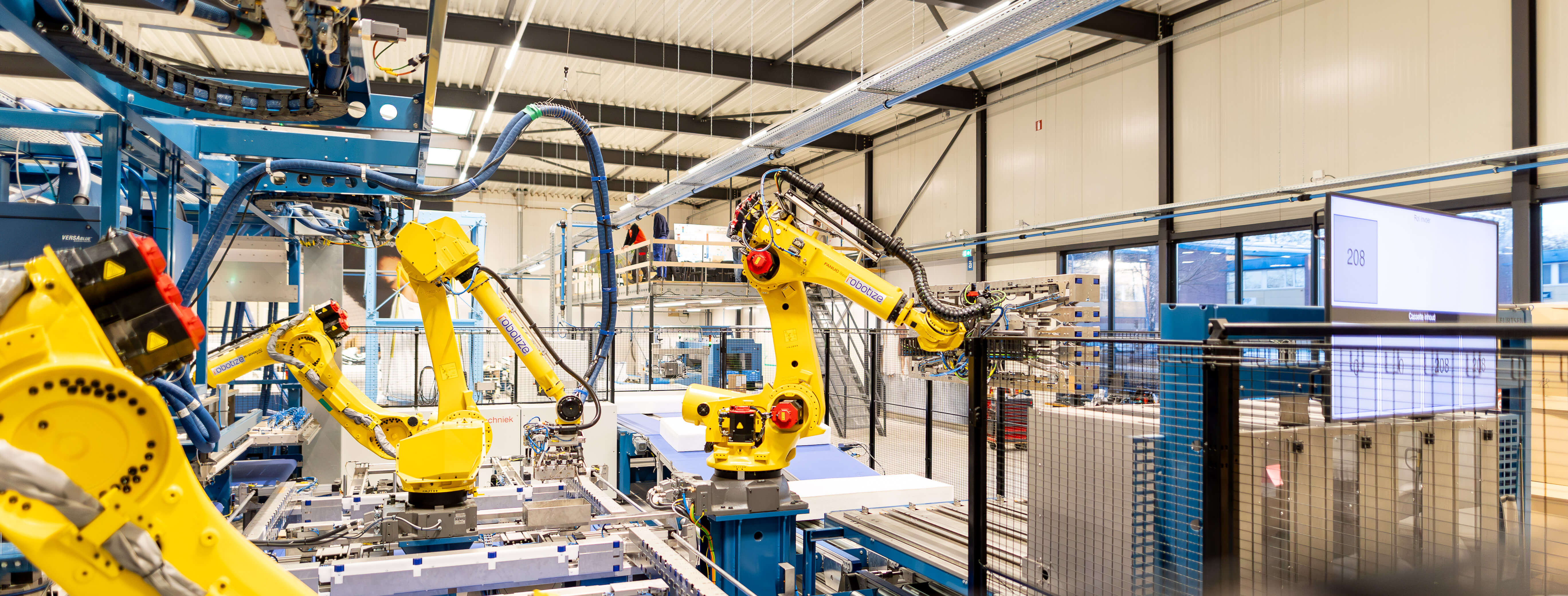 Auping - Robotize nieuw type productielijn